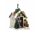 Pastor chapel - battery operated - l10xw10,5xh14cm