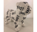 Studio Design - Max - English Bulldog - Love - 22x9x18cm - 100% handmade - Every piece is unique - For Design Lovers