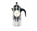 Koffie percolator - Geniet - afm. 8x10,5cm, hoog 17.3 cm