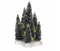 Trees on base with white light - battery operated - l12xw12xh19cm