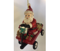 Kurt S. Adler - Retro Santa in Wagon