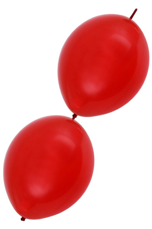 Doorknoopballon maat 10 rood