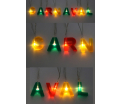 Letterslinger met licht CARNAVAL rood geel groen