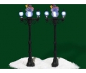 D56 Snowman street lights set/2