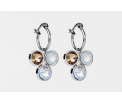 FriendsDesign - Suzanne's Earrings - Topaas mix - Onze sieraden zijn gemaakt van stainless steel met Swarovski elementen en zijn hypoallergeen