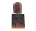 Giftbox Love - Love of my live - Jar Candle - Vanilla - Een heerlijke zachte vanille geur - Brandtijd: +/- 45 uur Formaat kaars : 72x80 mm - Formaat box: 80x90mm