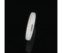 My Bendel - Godina - Wit - Diamant geslepen keramische ring - 3mm - Maat 17mm