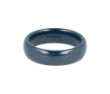 My Bendel - Godina - Blauw - Glad gepolijste keramische ring - 6mm - Maat 16mm