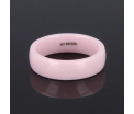 My Bendel - Godina - Roze - Glad gepolijste keramische ring - 6mm - Maat 19mm