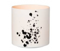 Porcelain Light Large - black dots