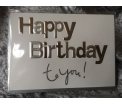 Zizi - Stark - Happy Birthday to You - 17x12cm - incl zilvergrijze enveloppe