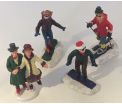Dickensville Classic figurines, set 4 stuks