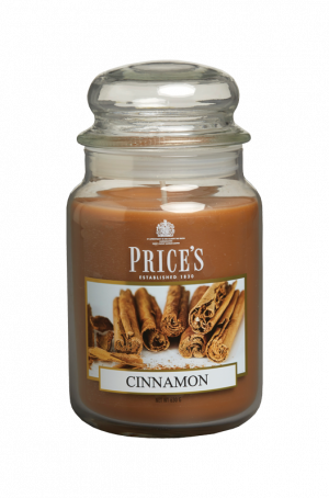 Large Jar Candle - Cinnamon - Heerlijk warm en pittig. Een echte favoriet het hele jaar door. - Brandtijd: +/-150 uur Formaat: 95x179mm - P