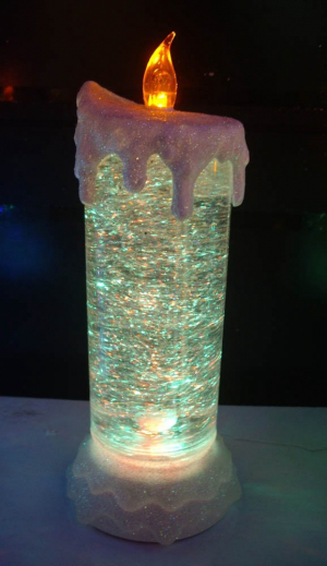 Kaars 24 cm LED m water B/O