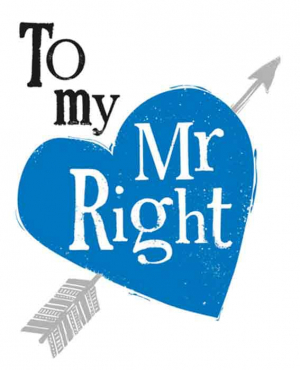 The Bright Side - To my Mr Right - 17x14cm - Inclusief envelop
