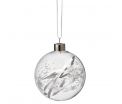 Dream bauble - Paper stripes - Small 7,5cm - Glass with metal hanger and different fillings - Räder - Design Stories,